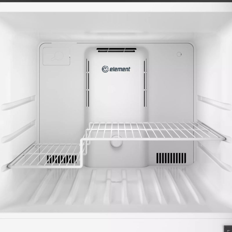 Element 17.6 cu. ft. Top Freezer Refrigerator - Black - (ENR18TFGCB) - ELEMENT APPLIANCE