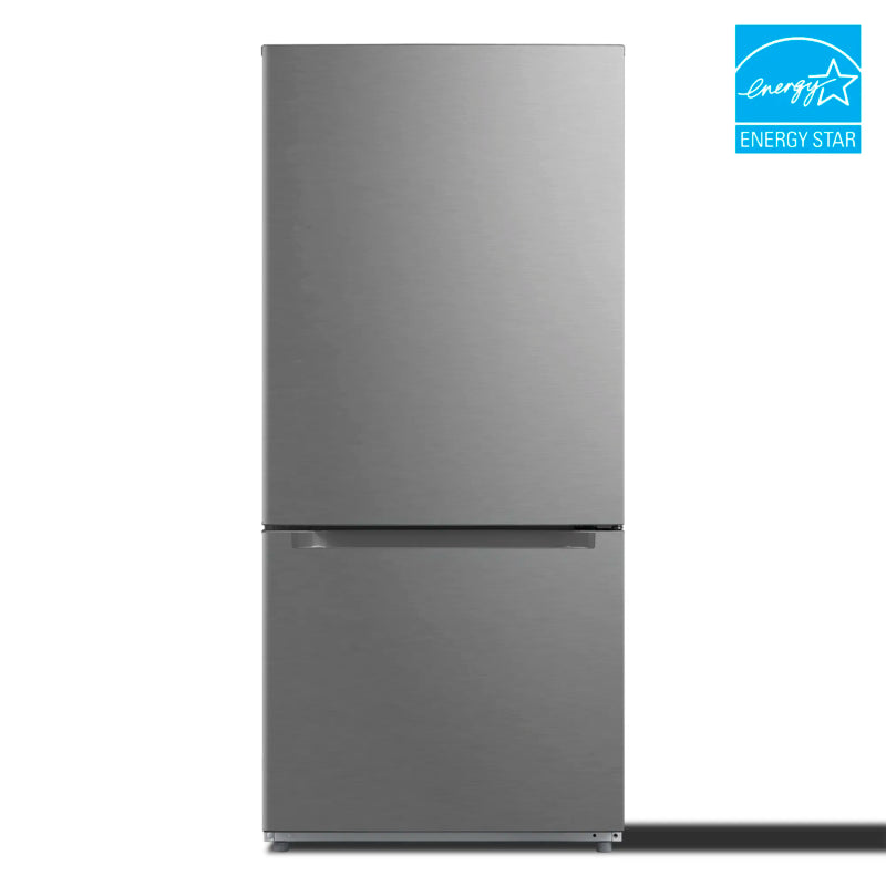 Element 18.7 cu. ft. Bottom Freezer Refrigerator - Stainless Steel - (ERBM19CBS) - ELEMENT APPLIANCE