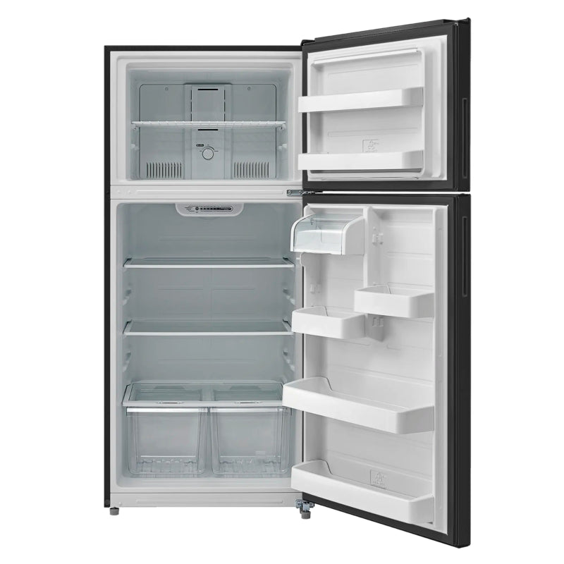 Element 18.0 cu. ft. Top Freezer Refrigerator - Black - (ERT18CSCB) - ELEMENT APPLIANCE