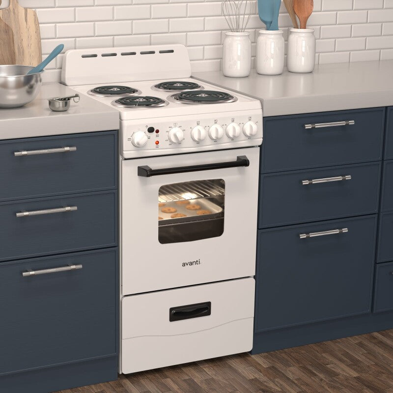 20" Electric Range - (ERU200P0W) - AVANTI