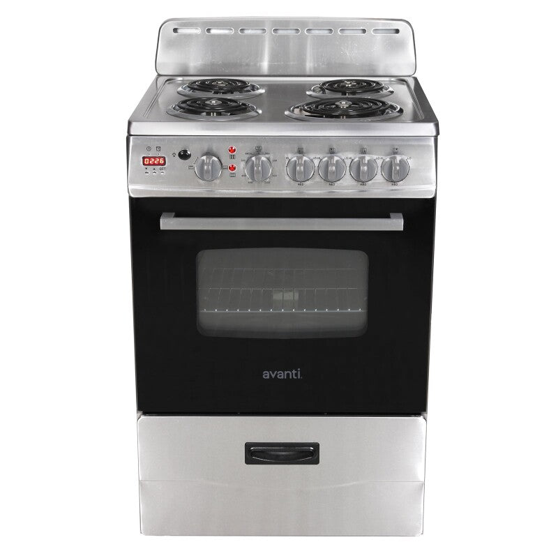 24" Electric Range - (ERU240P1B) - AVANTI
