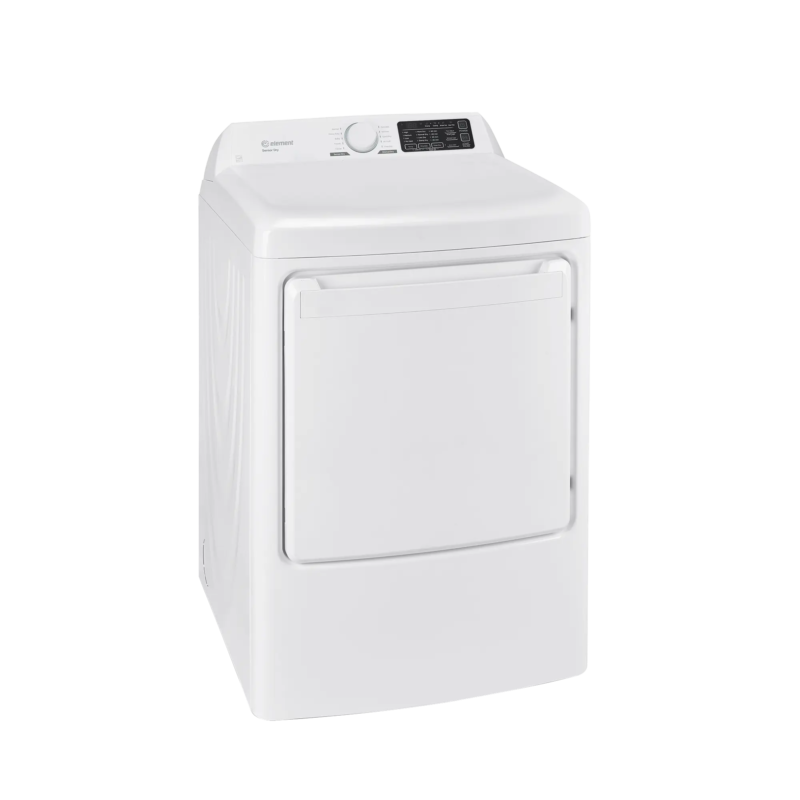 Element 7.5 cu. ft. Gas Dryer - White, ENERGY STAR (ETD7527GBW) - (ETD7527GBW) - ELEMENT APPLIANCE