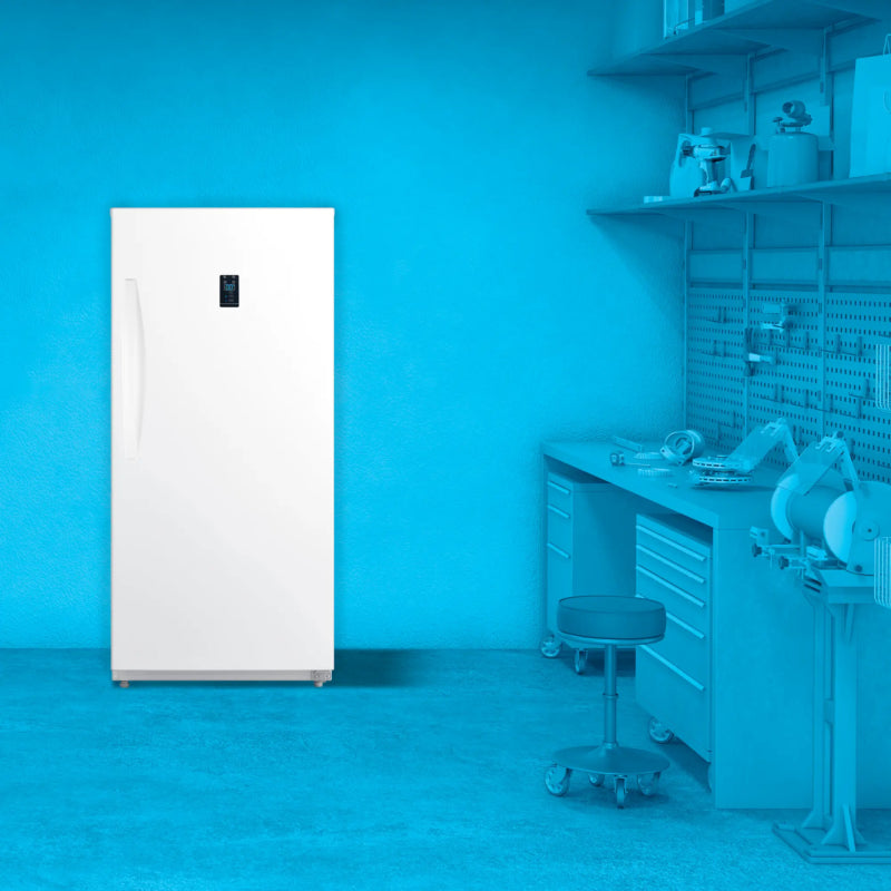 Element 13.8 cu. ft. Upright Convertible Freezer / Refrigerator - White, ENERGY STAR (EUF14CEBW) - (EUF14CEBW) - ELEMENT APPLIANCE