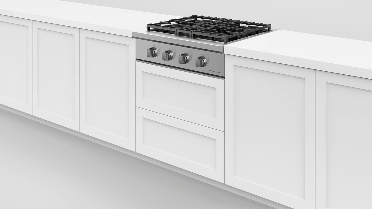 Fisher & Paykel CPV3-304-N Professional Rangetop installed in modern kitchen