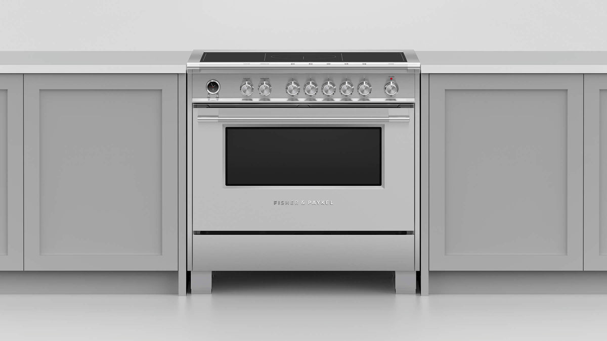 Fisher & Paykel OR36SCI6X1 range exterior kitchen feature