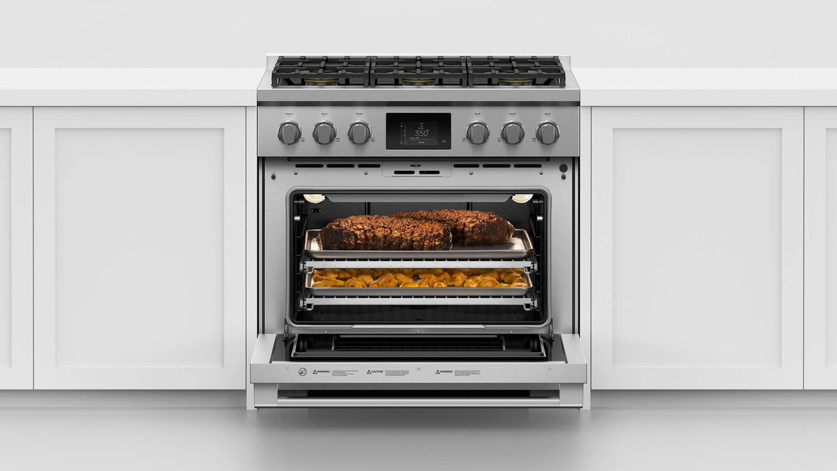 Fisher & Paykel RDV3-366-N 36-inch Professional Dual Fuel 6 Burner Range, Natural Gas - Image 6