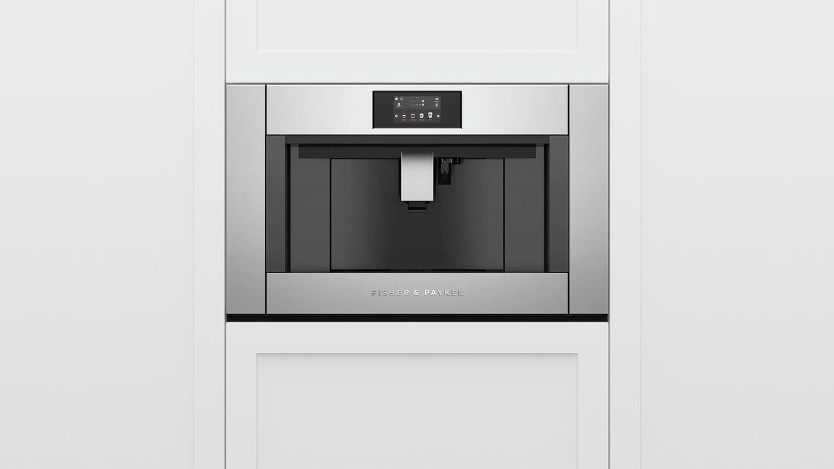 Fisher & Paykel EB30PSX1 Coffee Maker Installed in Kitchen