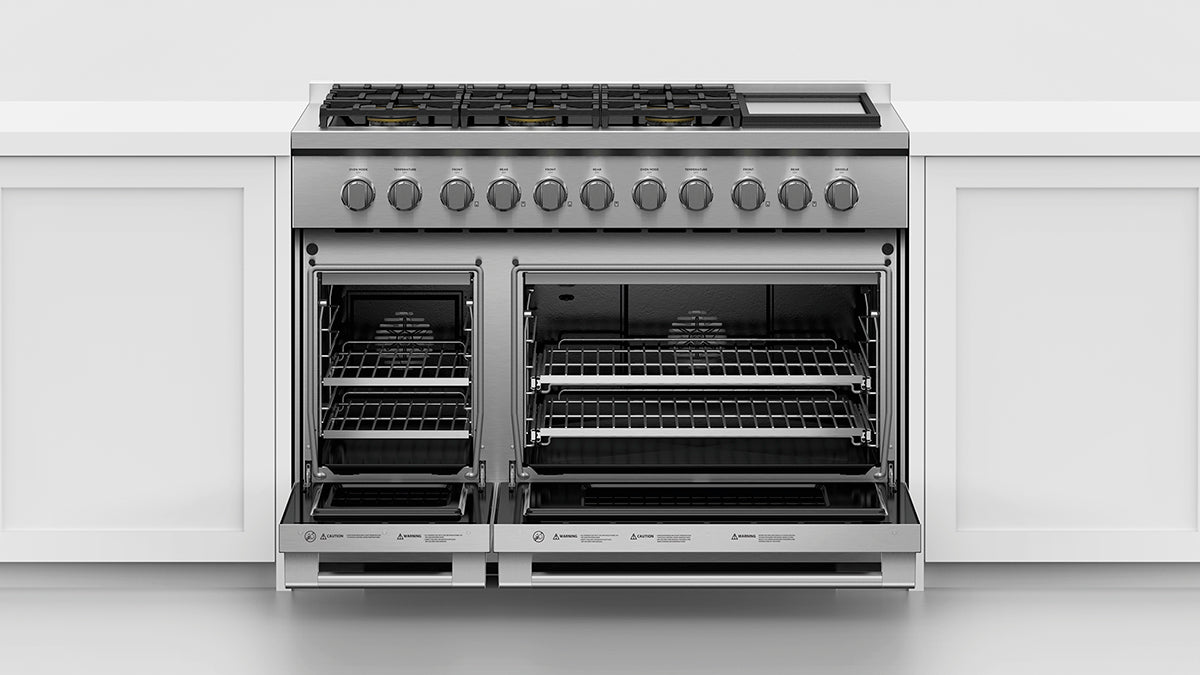 Fisher & Paykel RGV3-486GD-L Range in Kitchen Setting