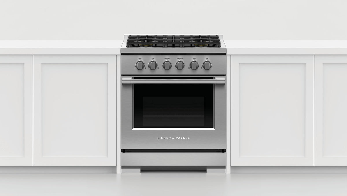 Fisher & Paykel RGV3-304-L Range Exterior Kitchen Setting
