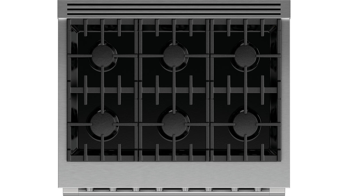 Fisher & Paykel RGV3-366-N Range Top View