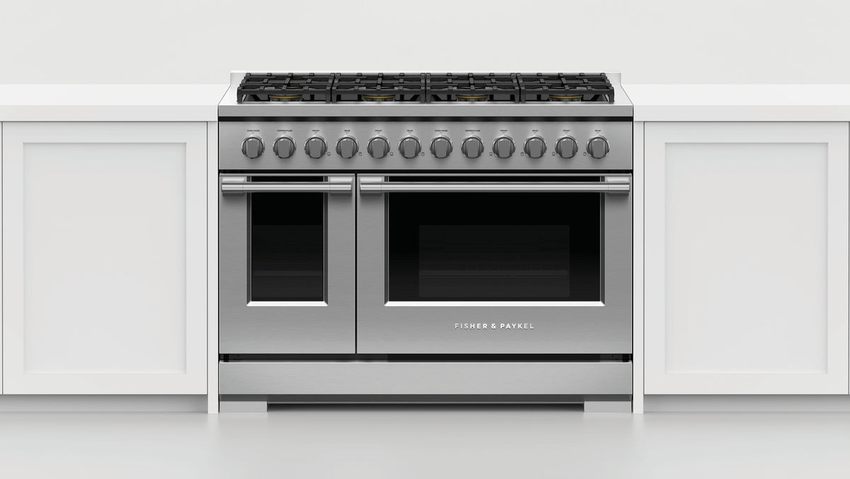 Fisher & Paykel RGV3-486GD-L Range Exterior Kitchen Setting