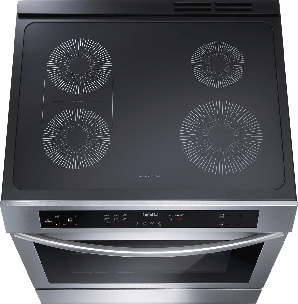 Frigidaire 30" Front Control Induction Range with Convection Bake - (FCFI3083AS) - FRIGIDAIRE