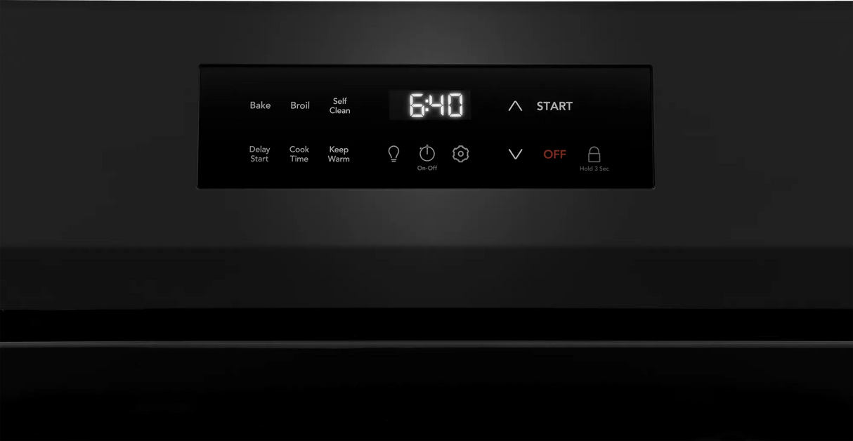 Frigidaire 30" Freestanding Electric Coil Range with Self-Clean, 5.3 Cu. Ft., Black - FCRC3022BB