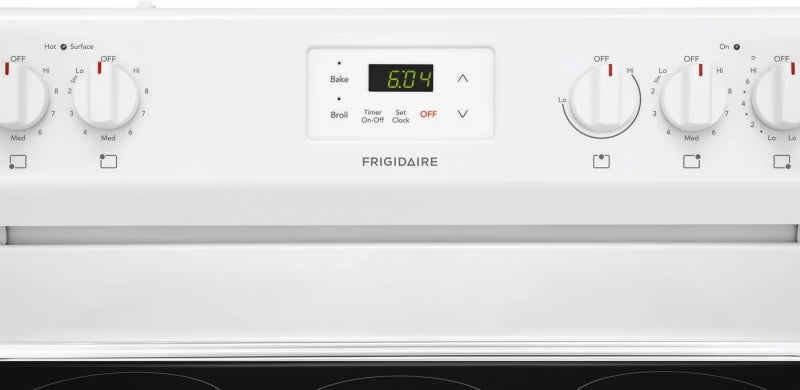 Frigidaire 30" Electric Range - (FCRE3052AW) - FRIGIDAIRE