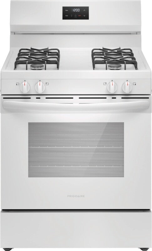 Frigidaire 30" Gas Range - (FCRG3051BW) - FRIGIDAIRE