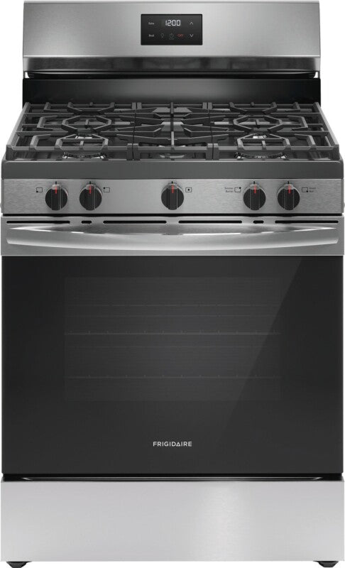 FCRG3052BS- Frigidaire 30" Gas Range With 5 Sealed Burners 5.1 cu. ft. Oven Capacity Stainless Steel - (FCRG3052BS) - FRIGIDAIRE