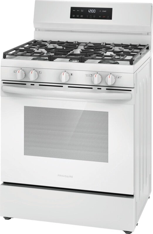 Frigidaire 30" Gas Range with Quick Boil - (FCRG3062AW) - FRIGIDAIRE