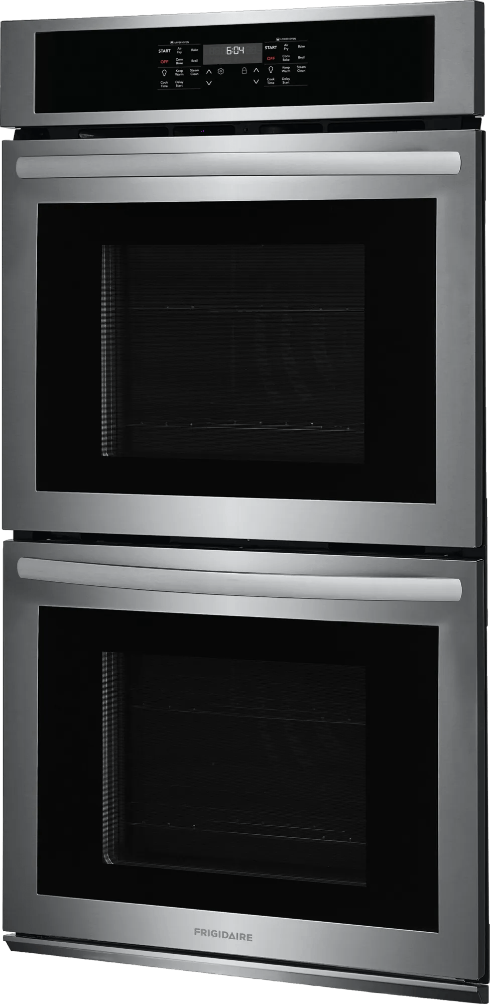 Frigidaire 27" Double Electric Wall Oven with Convection, Stainless Steel - FCWD2730AS