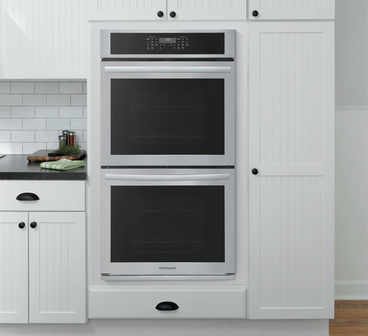 Frigidaire 27" Double Electric Wall Oven with Convection, Stainless Steel - FCWD2730AS