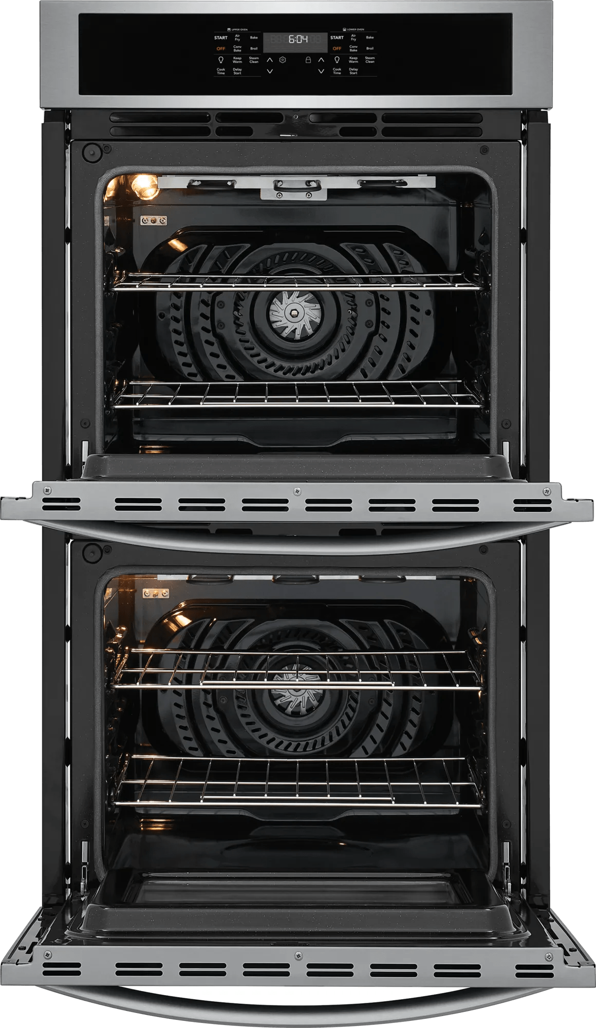 Frigidaire 27" Double Electric Wall Oven with Convection, Stainless Steel - FCWD2730AS