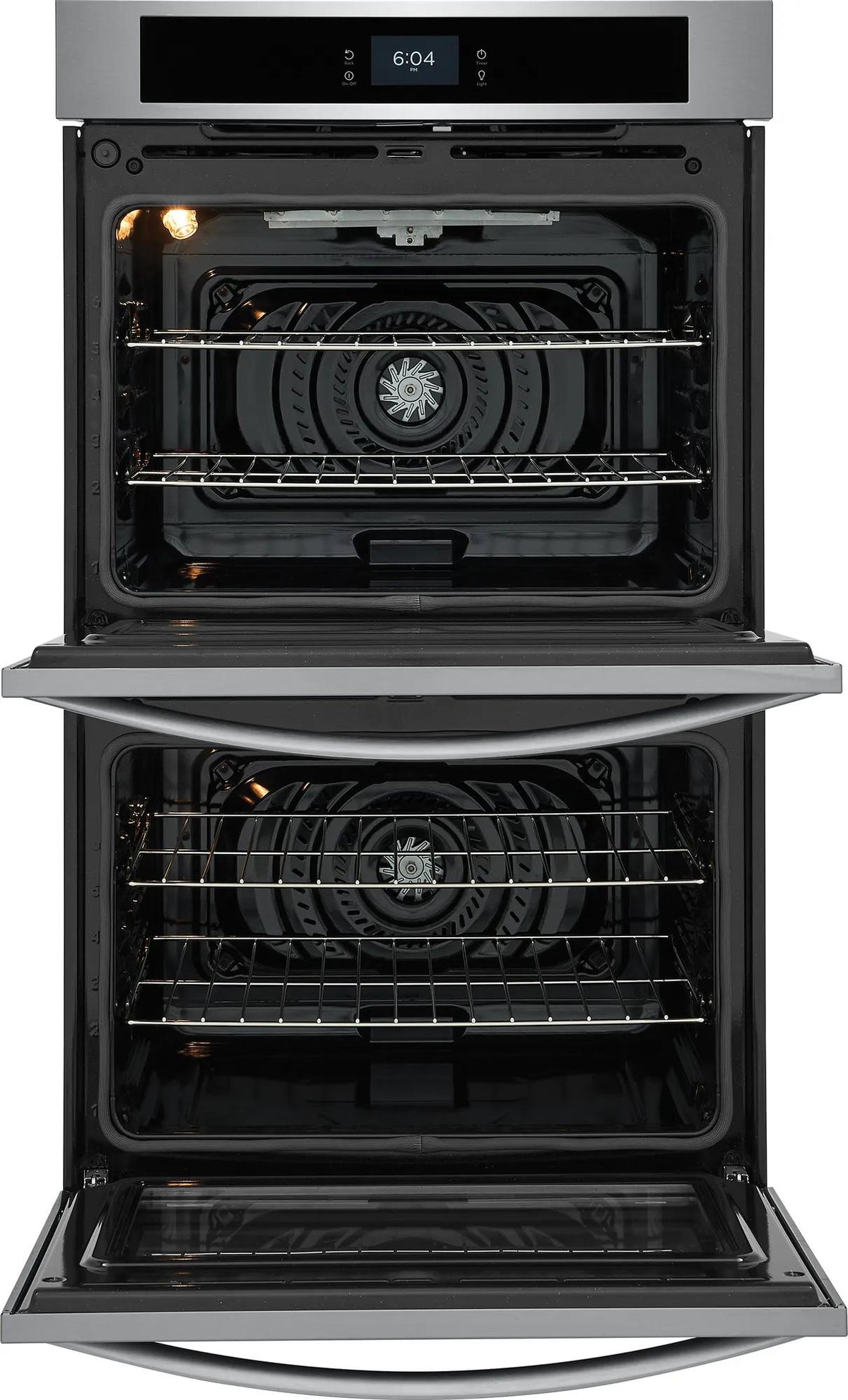 Frigidaire 30" Double Electric Wall Oven with Convection, 10.6 Cu. Ft., Stainless Steel - FCWD302LAF