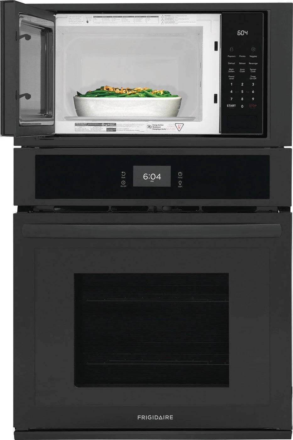 Frigidaire 27" Electric Wall Oven and Microwave Combination - (FCWM2727AB) - FRIGIDAIRE