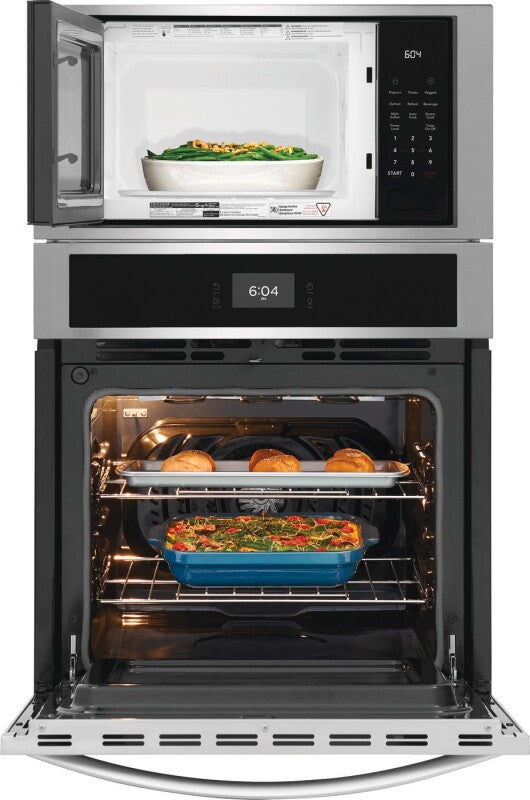 Frigidaire 27" Electric Wall Oven and Microwave Combination - (FCWM2727AS) - FRIGIDAIRE