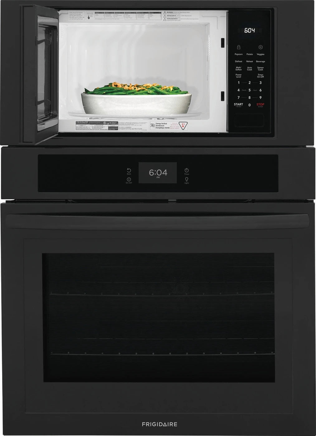 Frigidaire 30" Electric Wall Oven and Microwave Combination - (FCWM3027AB) - FRIGIDAIRE