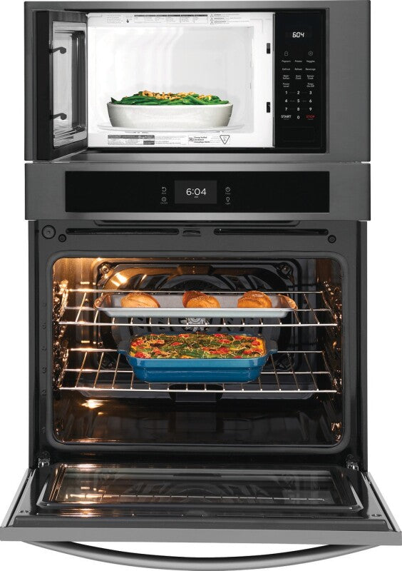 Frigidaire 30" Electric Wall Oven and Microwave Combination - (FCWM3027AD) - FRIGIDAIRE