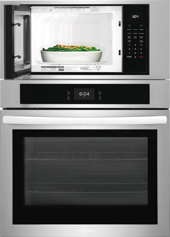 Frigidaire 30" Electric Wall Oven and Microwave Combination - (FCWM3027AS) - FRIGIDAIRE