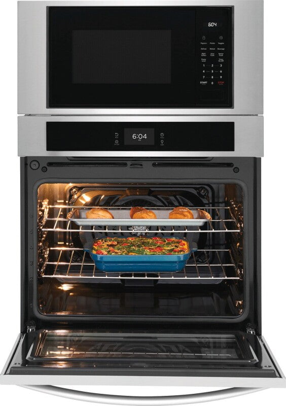 Frigidaire 30" Electric Wall Oven and Microwave Combination - (FCWM3027AS) - FRIGIDAIRE