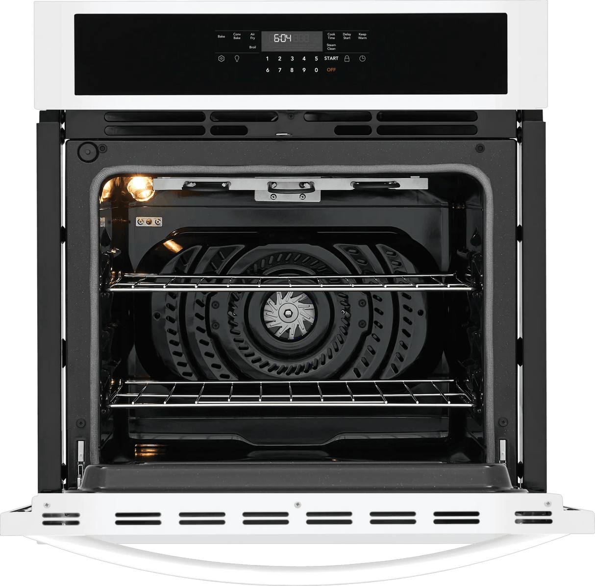 Frigidaire 27" Single Electric Wall Oven with Convection, White - FCWS2730AW