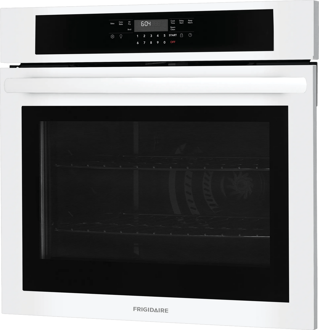 Frigidaire 30" Single Electric Wall Oven with Air Fry & Convection, 5.3 Cu. Ft., White - FCWS3030AW