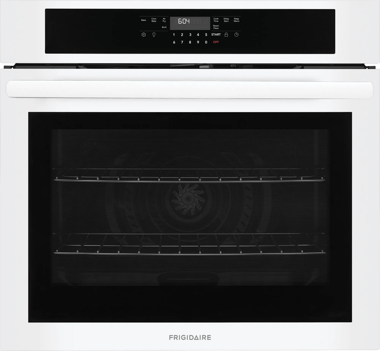 Frigidaire 30" Single Electric Wall Oven with Air Fry & Convection, 5.3 Cu. Ft., White - FCWS3030AW