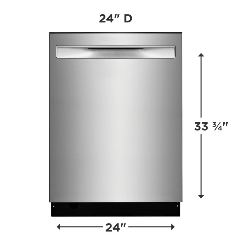 Frigidaire 24" Stainless Steel Tub Built-In Dishwasher - (FDSP4501AS) - FRIGIDAIRE