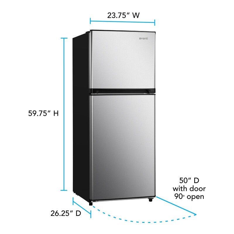 Avanti 10.0 cu. ft. Apartment Size Refrigerator - (FF10B0W) - AVANTI