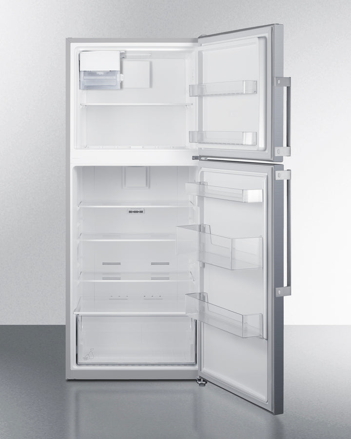 SUMMIT 28" Wide Top Mount Refrigerator-Freezer With Icemaker - (FF1514SSIM)