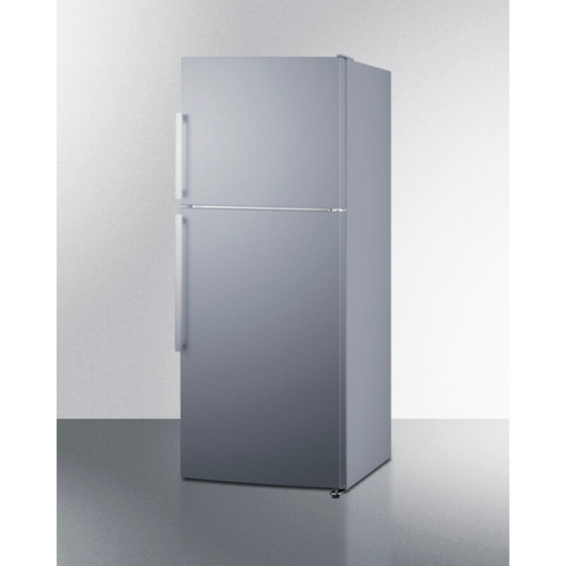 SUMMIT 28" Wide Top Mount Refrigerator-Freezer With Icemaker - (FF1514SSIM)