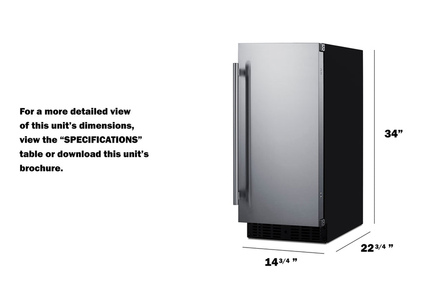 15" Wide Built-in All-refrigerator - (FF1532BSS)