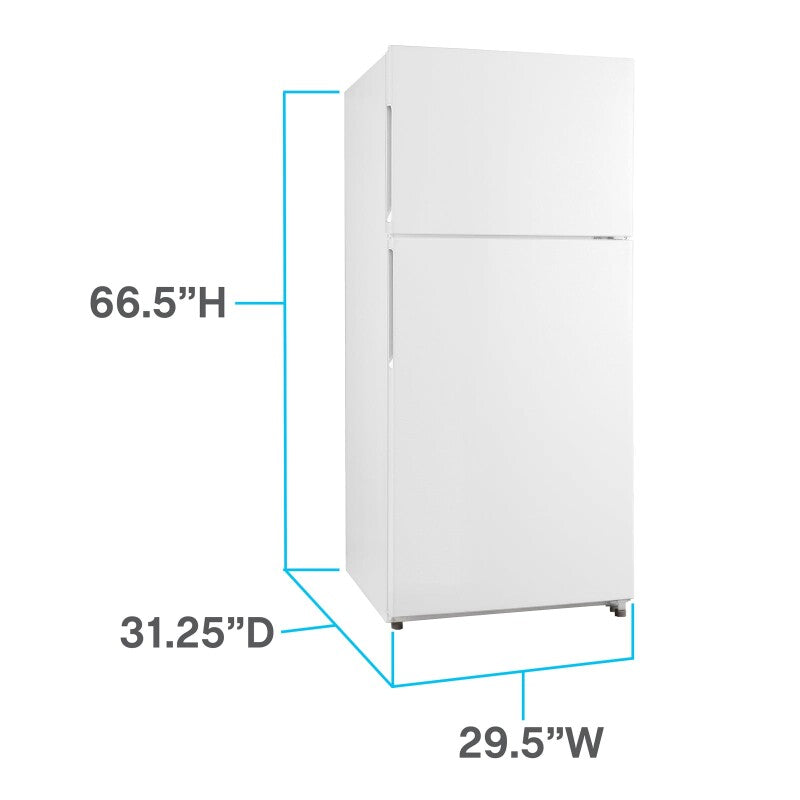 18 cu.ft. Apartment Size Refrigerator - (FF18D0W4) - AVANTI