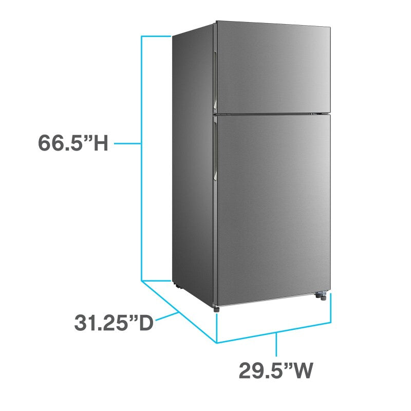 18 cu.ft. Apartment Size Refrigerator - (FF18D0W4) - AVANTI
