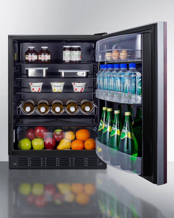 24" Wide All-refrigerator, ADA Compliant (panel Not Included) - (FF6BK2SSIFADA) - SUMMIT