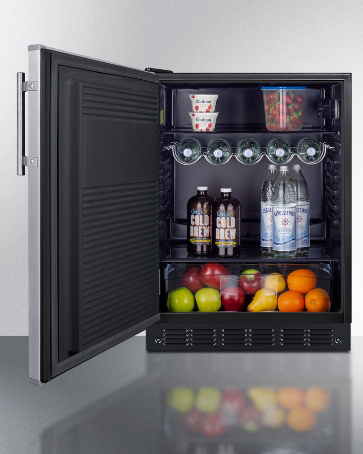 24" Wide All-refrigerator, ADA Compliant - (FF708BL7SSADALHD)