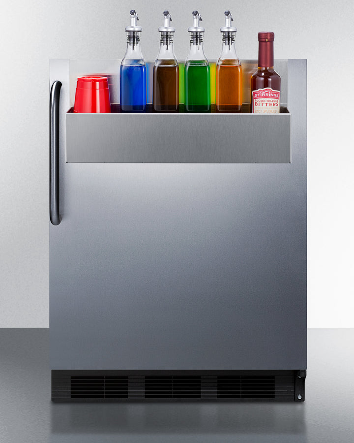 24" Wide Built-in All-refrigerator, ADA Compliant, With Speed Rail - (FF7BKBISSTBADASR)