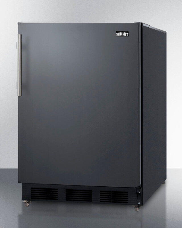 24" Wide All-refrigerator - (FF7LBLKMBL)