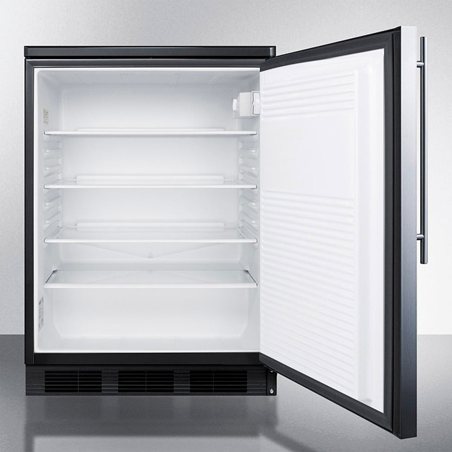24" Wide All-refrigerator - (FF7LBLKSSHV)