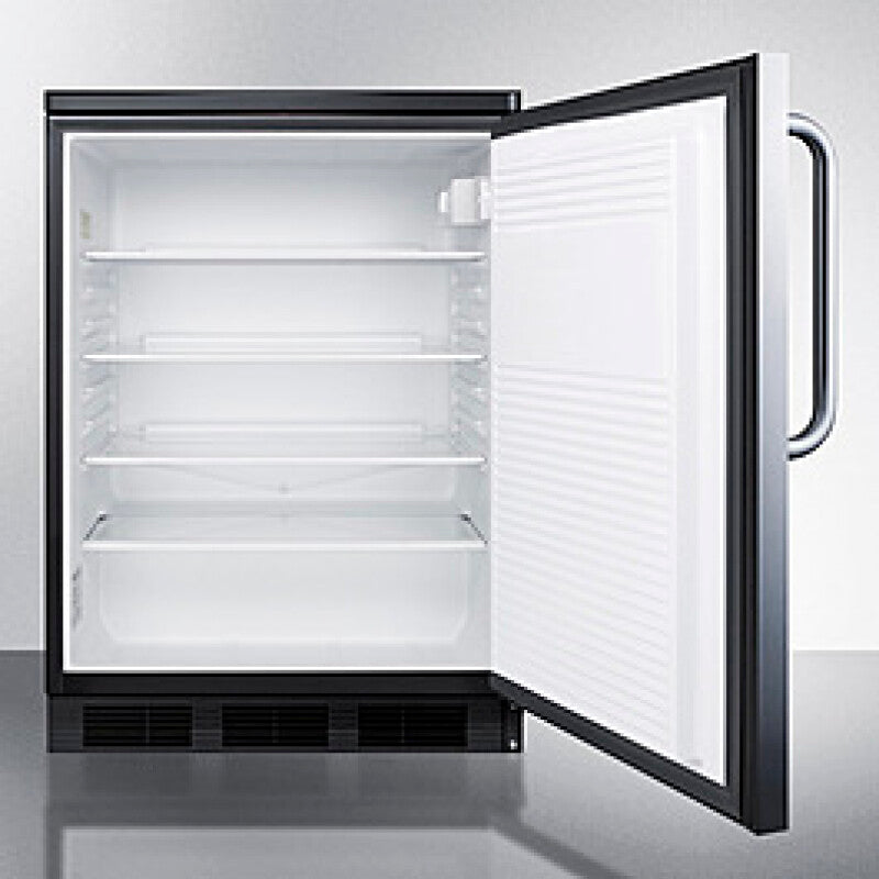 24" Wide All-refrigerator - (FF7LBLKSSTB)