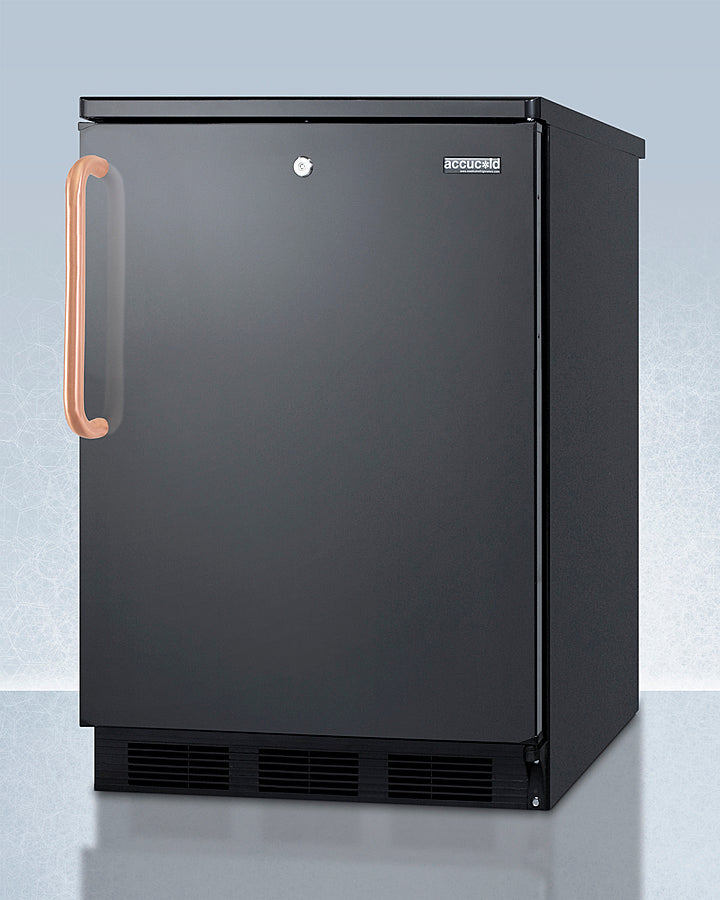 24" Wide All-refrigerator With Antimicrobial Pure Copper Handle - (FF7LBLKTBC)