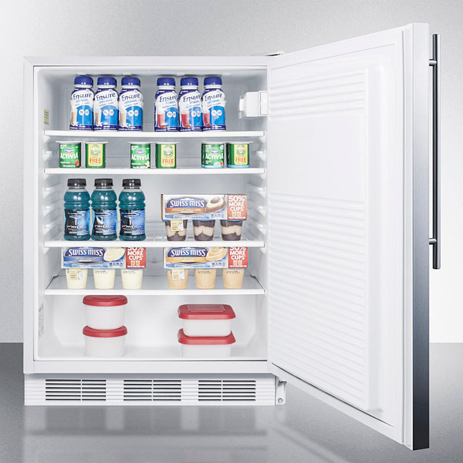 24" Wide Built-in All-refrigerator, ADA Compliant - (FF7WBISSHVADA)