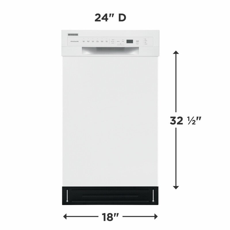 Frigidaire 18" Built-In Dishwasher - (FFBD1831UW) - FRIGIDAIRE